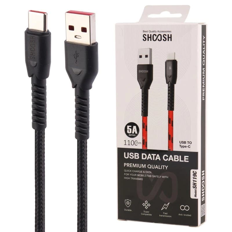 کابل تبدیل USB به Type-C شوش SHOOSH SH119C