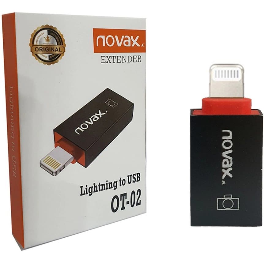 مبدل OTG لایتنینگ NOVAX OT-02