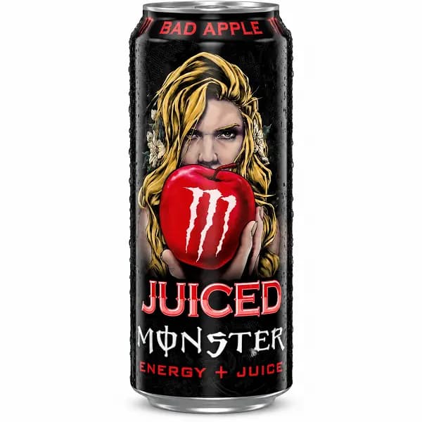 نوشیدنی مانستر(monster) مدل BAD APPLE با طعم سیب ۵۰۰ml