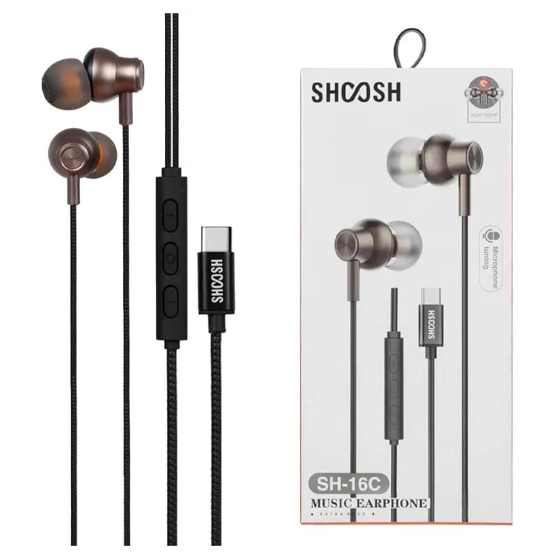 ایرفون با سیم تایپ سی شوش SHOOSH SH-16C