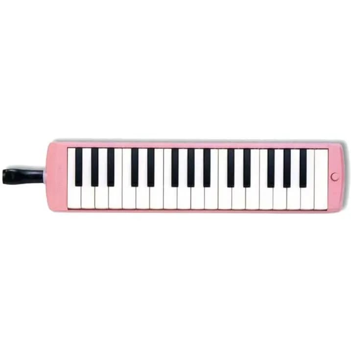 ملوديكا ياماها 32 کلاویه YAMAHA P-32DP صورتی (اصل ژاپن) +هارد کیس،قمیش و نی دمی +هفت روز مهلت تست — تصویر ۳