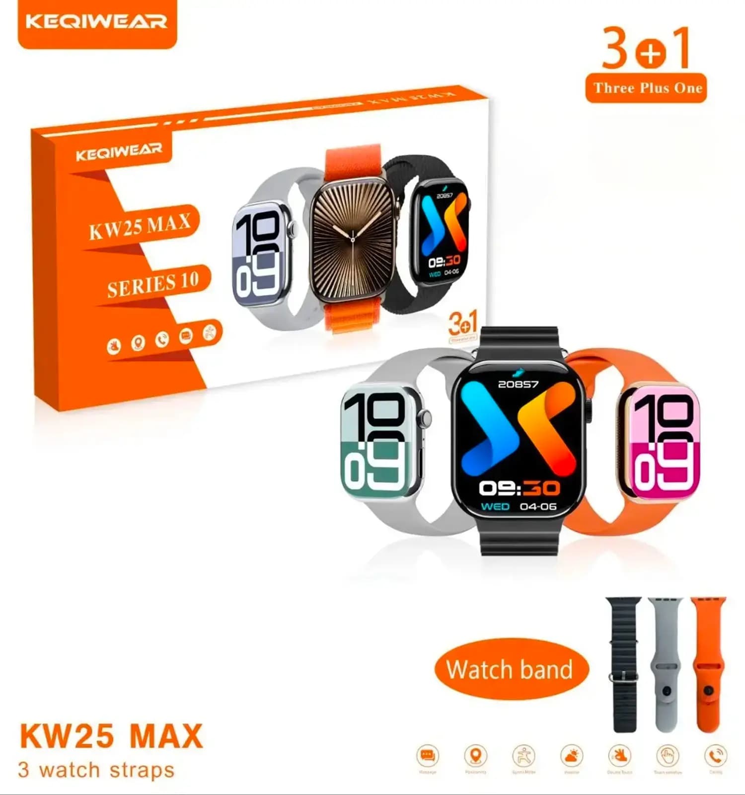 ساعت هوشمند KW25 MAX — تصویر ۸