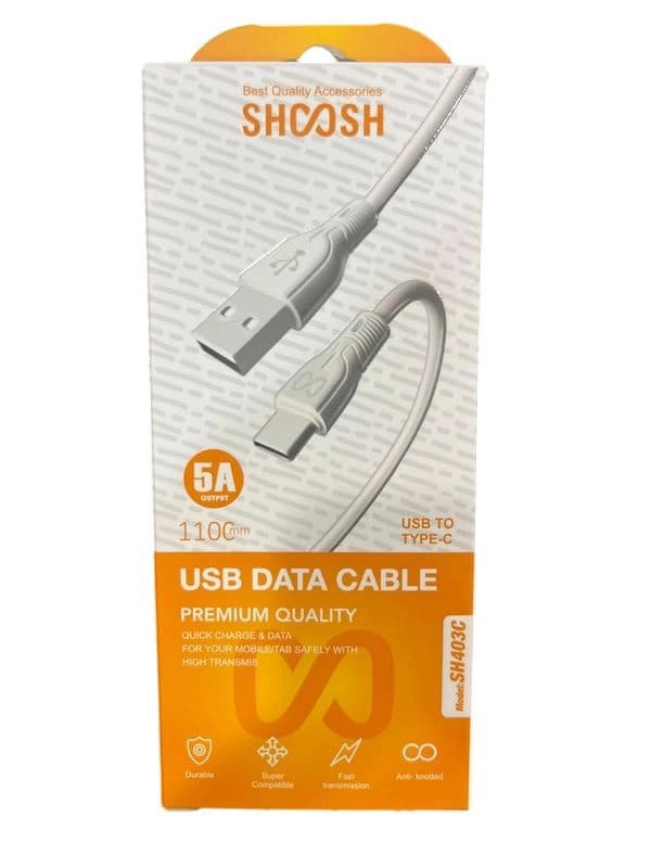 کابل تبدیل USB به Type-C شوش SHOOSH SH403C