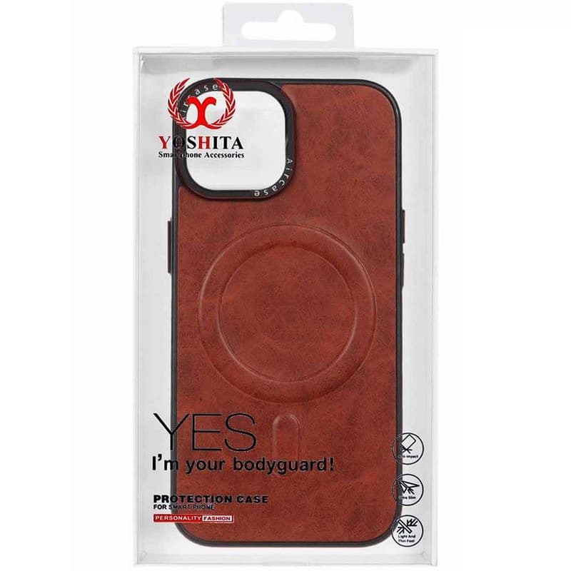 قاب یوشیتا مدل چرمی مناسب برای گوشی موبایل اپل IPhone 15 Promax — تصویر ۴
