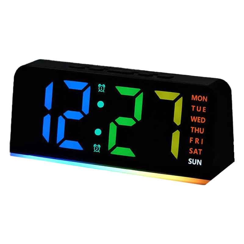 ساعت دیجیتال رومیزی هفت رنگ کد 739