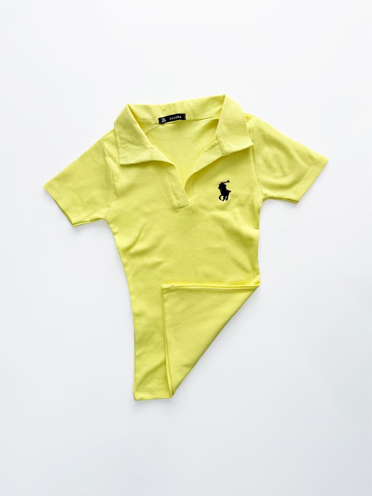 تیشرت کبریتی یقه انگلیسی طرح پولو Polo