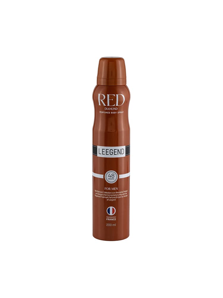 اسپری خوشبو کننده بدن مردانه لجند Leegend رد دایموند Red diamond — تصویر ۲