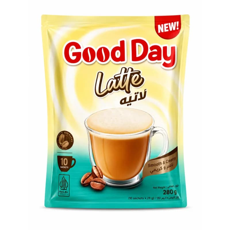 کافی لاته گود دی بسته 10 عددی | Good Day Latte Instant Coffee