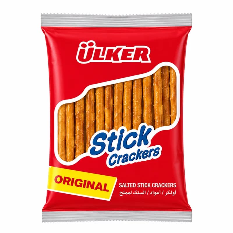 کراکر استیکی نمکی اولکر مدل Original | Ulker Stick Crackers Original