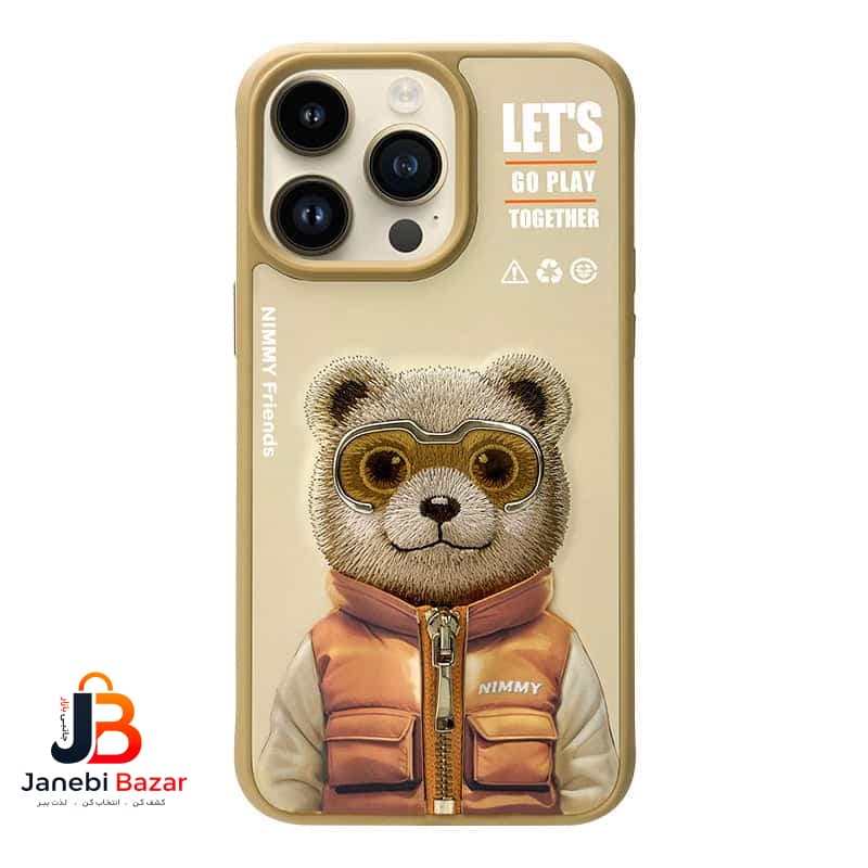 قاب طرح‌دار اورجینال Tedi آیفون 13 مدل Cool Cute برند Nimmy – iPhone 13 Nimmy Cool Cute Original Tedi Design Case — تصویر ۲