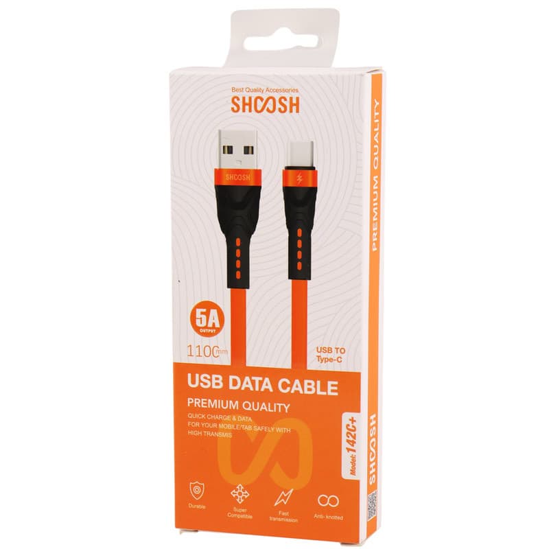 کابل تبدیل USB به Type-C شوش +SHOOSH SH142C