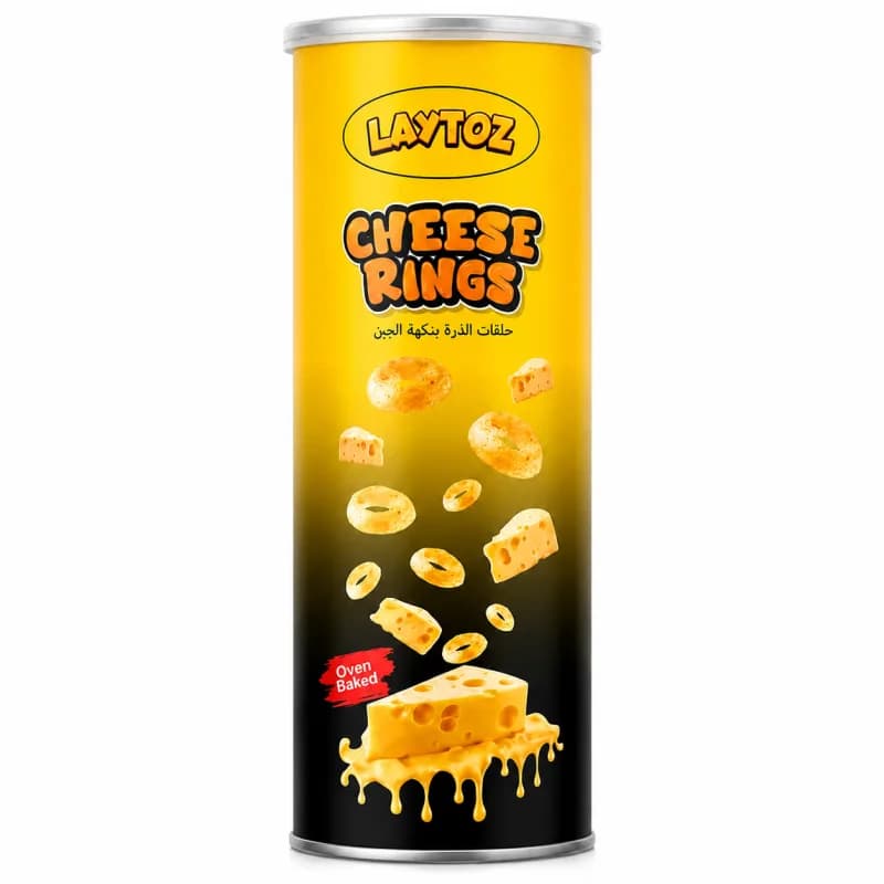 اسنک حلقهای پنیری لیتوز (Laytoz Cheese Rings)؛ ترد، سبک و خوشطعم