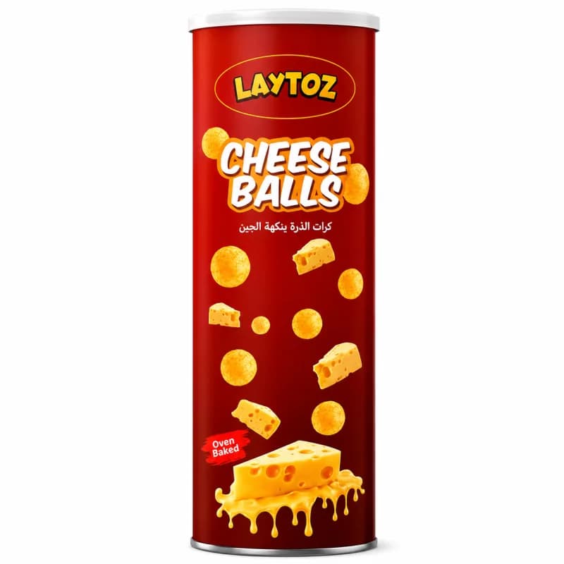 اسنک توپی پنیری لیتوز (Laytoz Cheese Balls)؛ میان‌وعده ترد و خوش‌طعم
