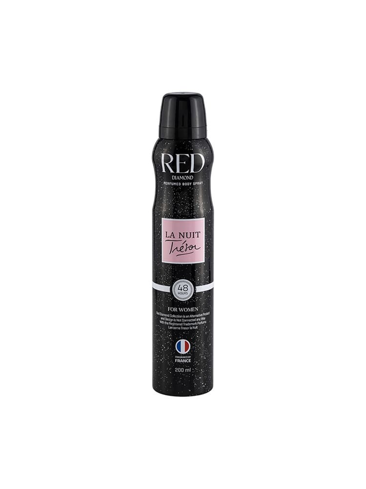 اسپری خوشبو کننده بدن زنانه لانویت ترزور La Nuit Tresor رد دایموند Red diamond — تصویر ۲