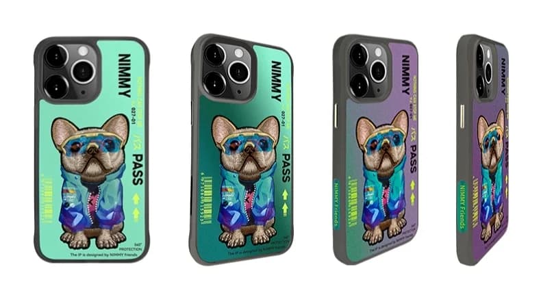 قاب طرح‌دار Green Dog آیفون 15 پرو مکس برند Nimmy – iPhone 15 Pro Max Nimmy Green Dog Design Case