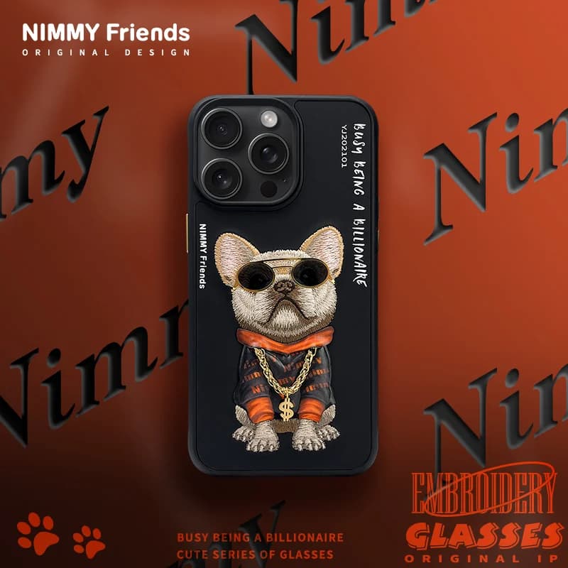 قاب طرح‌دار Black Dog آیفون 13 برند Nimmy – iPhone 13 Nimmy Black Dog Design Case
