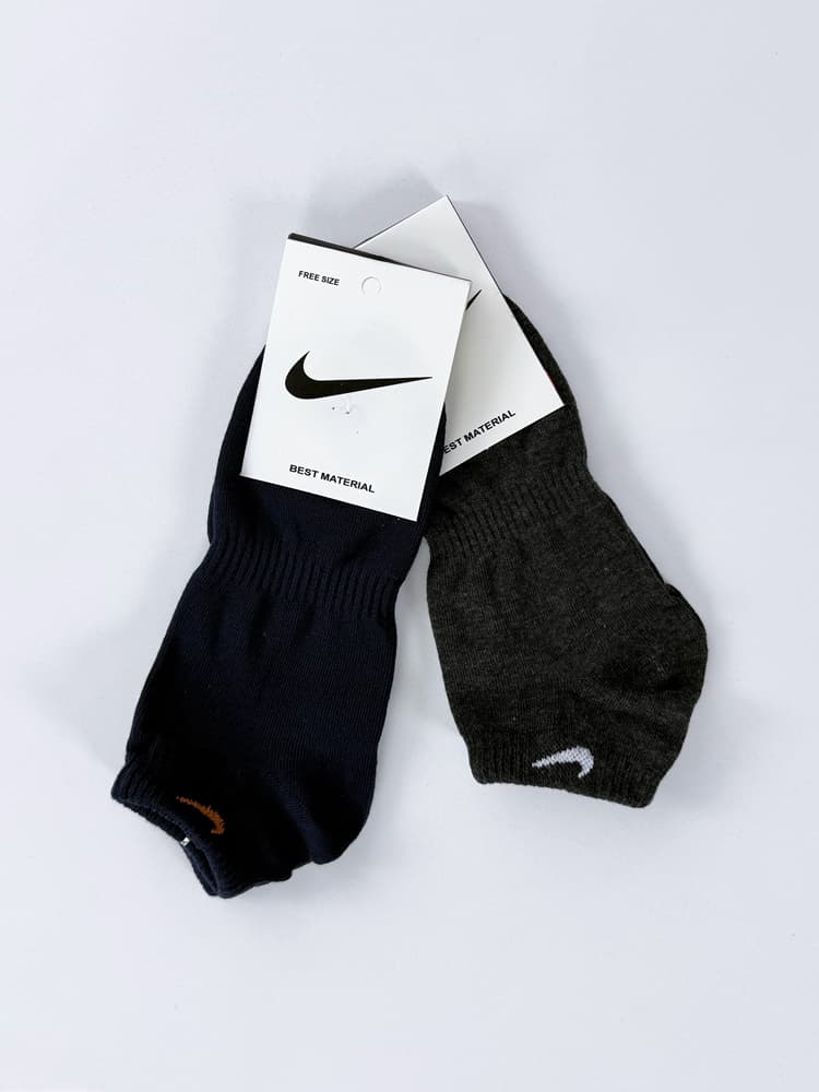 جوراب مچی مردانه وسط کش نخ پنبه طرح نایکی Nike — تصویر ۵