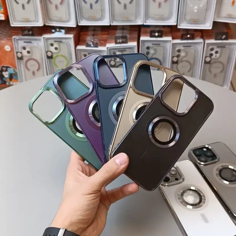 قاب مگنتی آیفون 14 پرو مکس برند Berlia – iPhone 14 Pro Max Berlia Magnetic Case — تصویر ۲