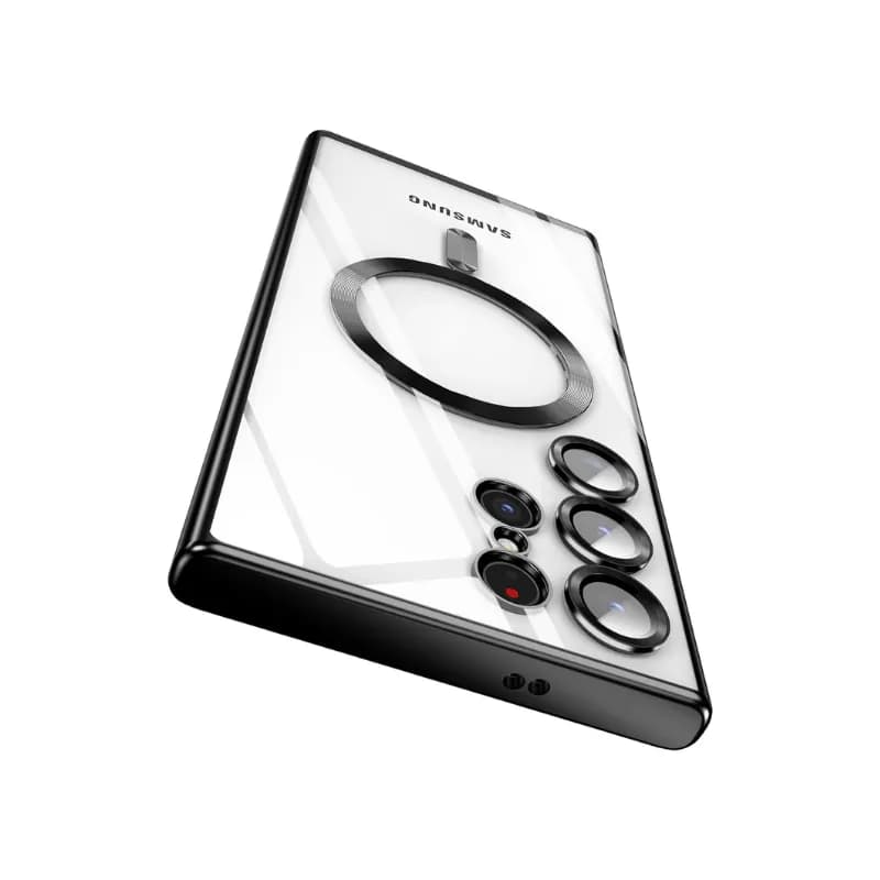 محافظ لنز مگ‌سیف شفاف سامسونگ Galaxy S21 Ultra برند Berlia – Samsung Galaxy S21 Ultra Berlia Magsafe Clear Lens Protector