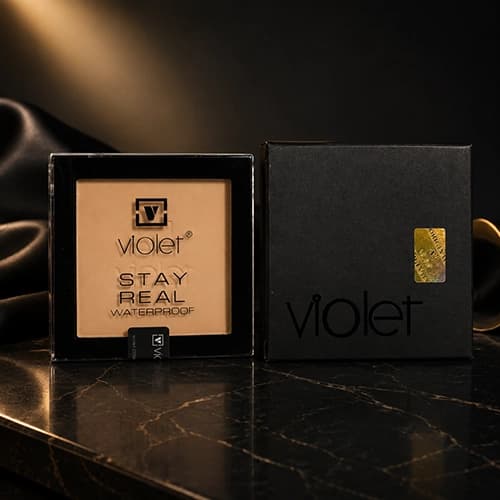 پنکک وایولت ویولت اصلی Violet مدل Stay Real Waterproof ضدآب | مهناز شاپ