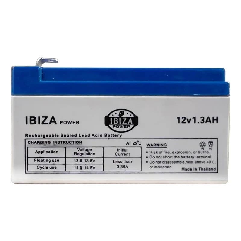 باتری سیلد لید اسید 12 ولت 1.3 آمپر ایبیزا Ibiza اورجینال