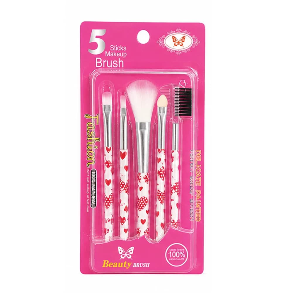 ست برس آرایشی مدل N1X5 مجموعه 5 عددی