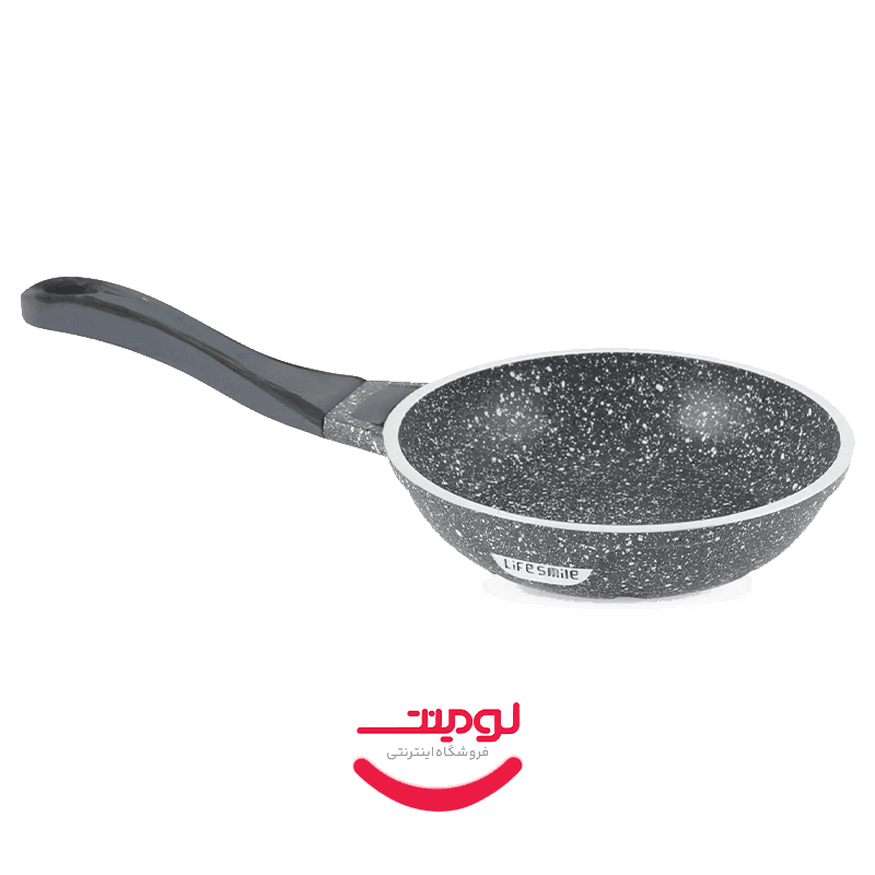 تابه گرانیتی تک دسته لایف اسمایل 14 سانتی‌متر مدل SPHM-S-F14