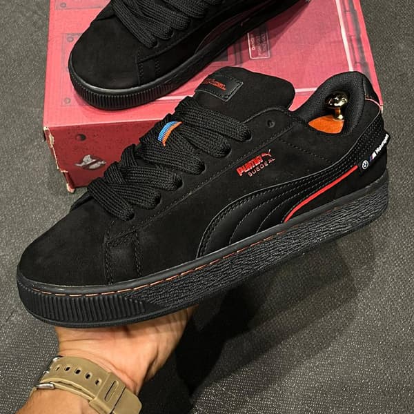 کتونی پوما مشکی جیر puma suede