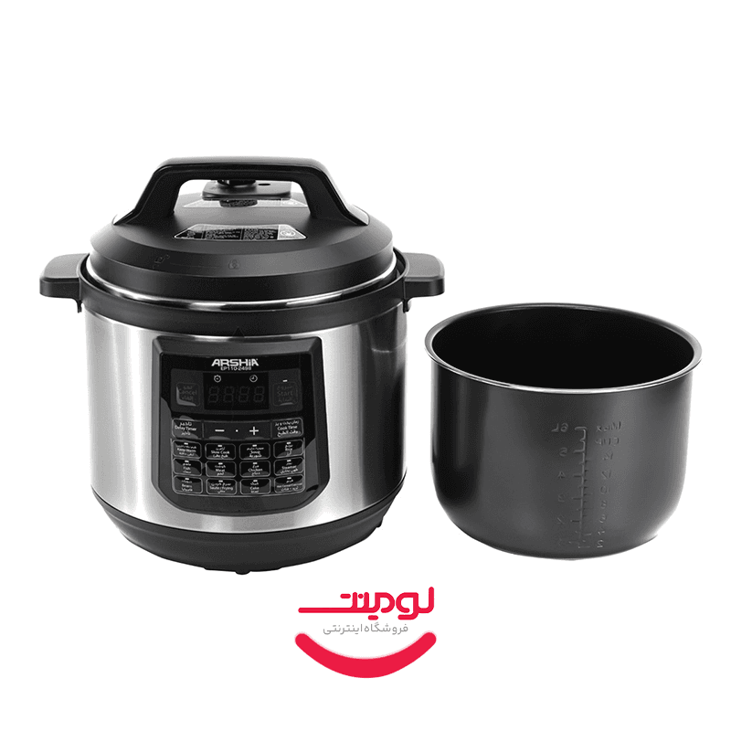 زودپز دیجیتال برقی عرشیا مدل EP110-2498 ظرفیت 8 لیتر با 14 برنامه پخت هوشمند — تصویر ۵