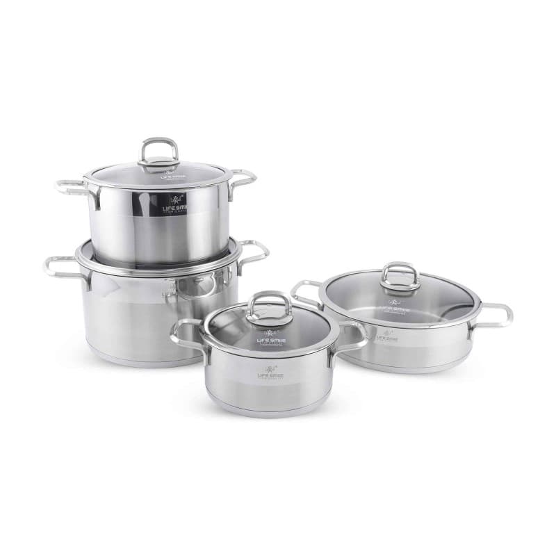 سرویس قابلمه 6 پارچه استیل لایف اسمایل مدل LIFEP12-6-3 — تصویر ۱۲