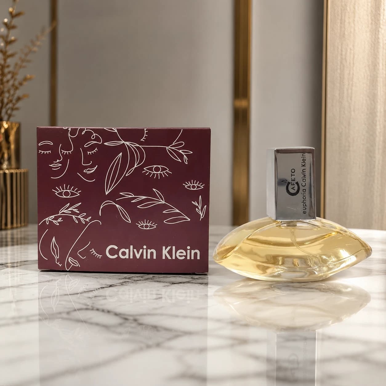 ادکلن زنانه Cafeto Euphoria Calvin Klein — تصویر ۲