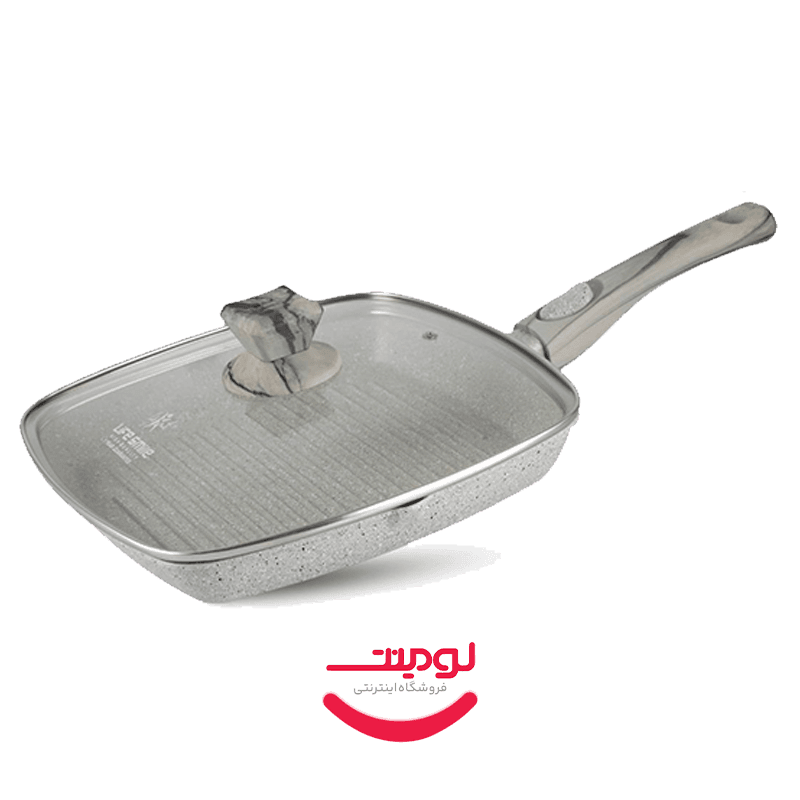 تابه گرانیتی گریل لایف اسمایل مدل SPFGL-24 – سایز 24 — تصویر ۲