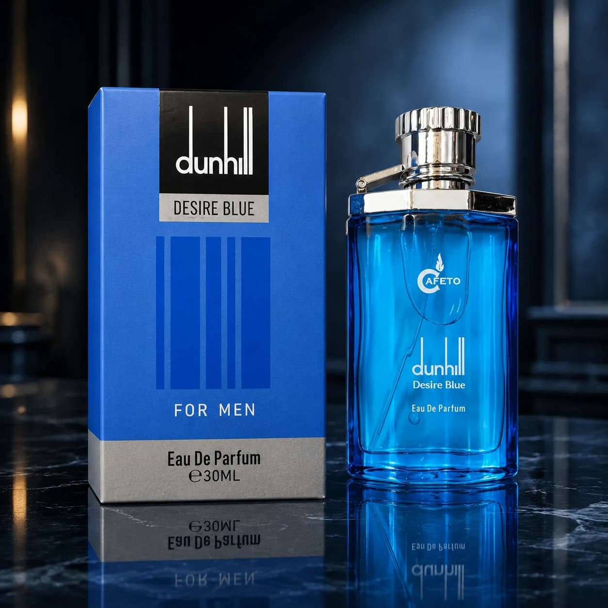 ادکلن مردانه کافتو دانهیل دیزایر بلو – Cafeto Dunhill Desire