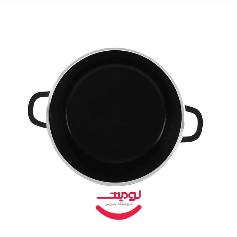 قابلمه گرانیتی Life Smile مدل LUSHR-24BB – سایز 24 – رنگ Black — تصویر ۳