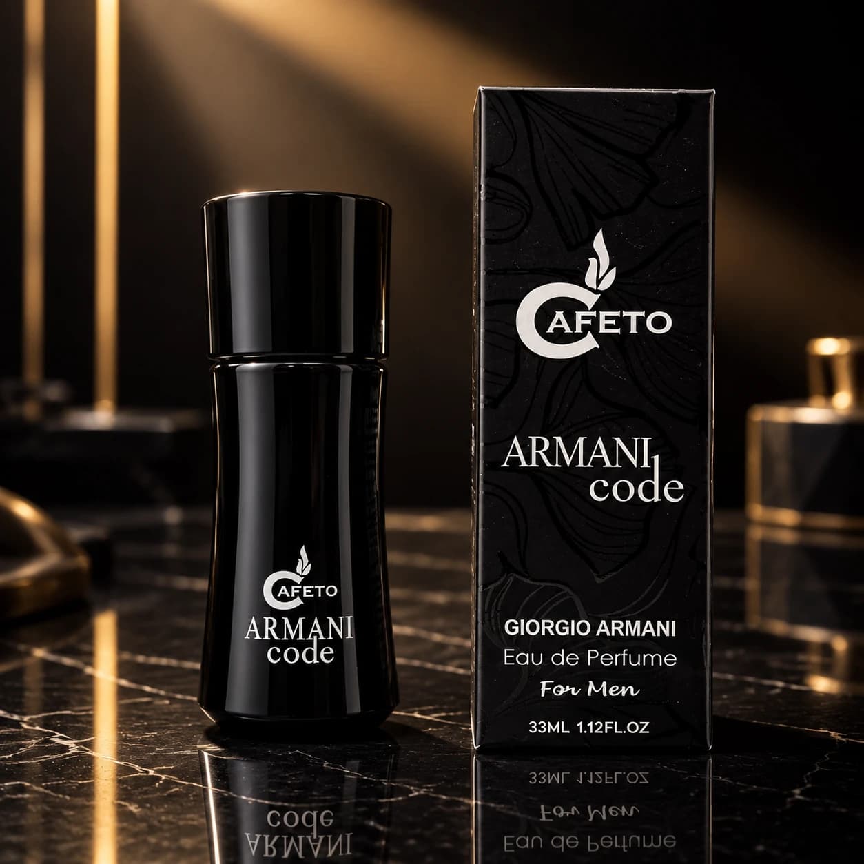 ادکلن مردانه Cafeto ARMANI Code (آرمانی کد)