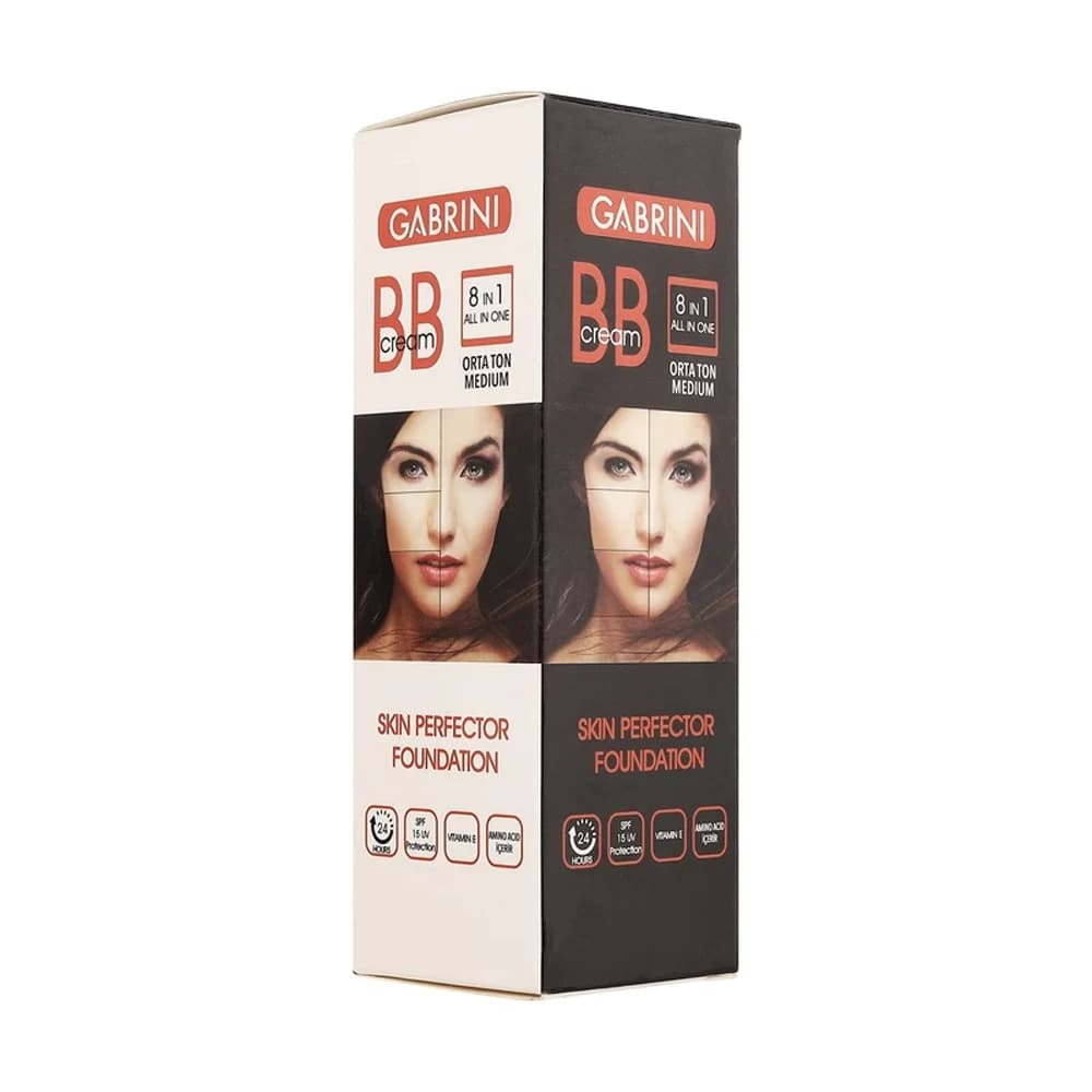 کرم پودر BB مایع SPF 15 گابرینی مدل 8IN1 — تصویر ۳