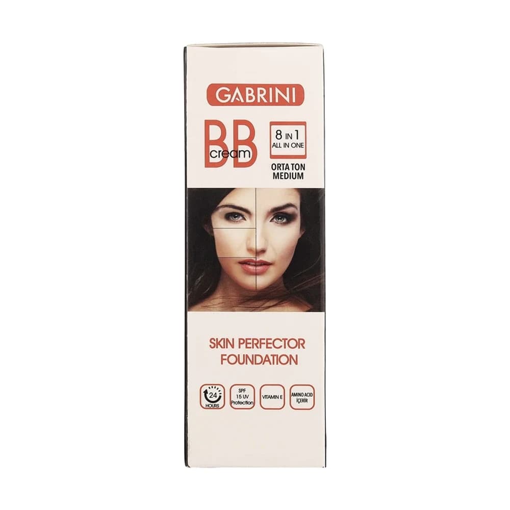 کرم پودر BB مایع SPF 15 گابرینی مدل 8IN1 — تصویر ۴