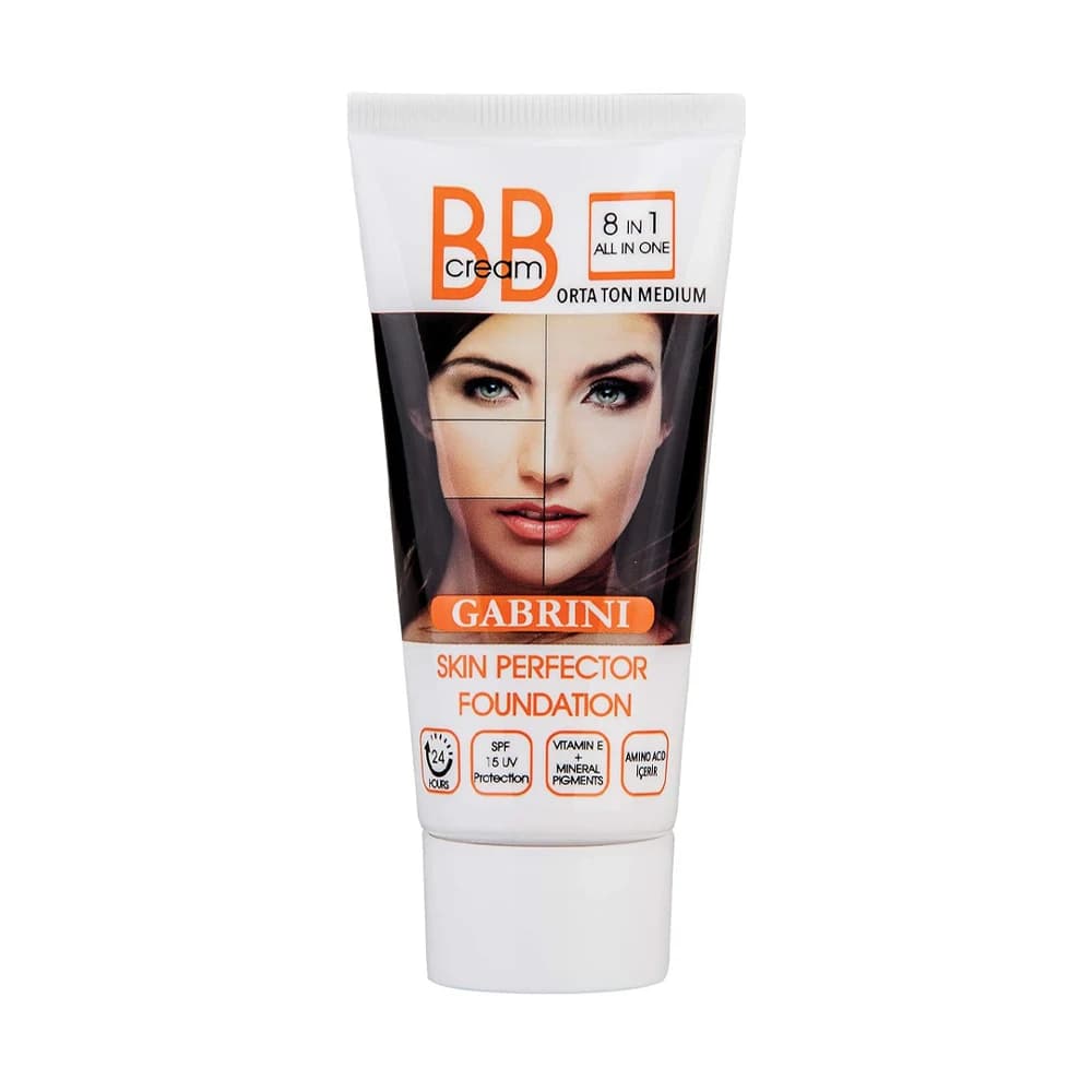 کرم پودر BB مایع SPF 15 گابرینی مدل 8IN1