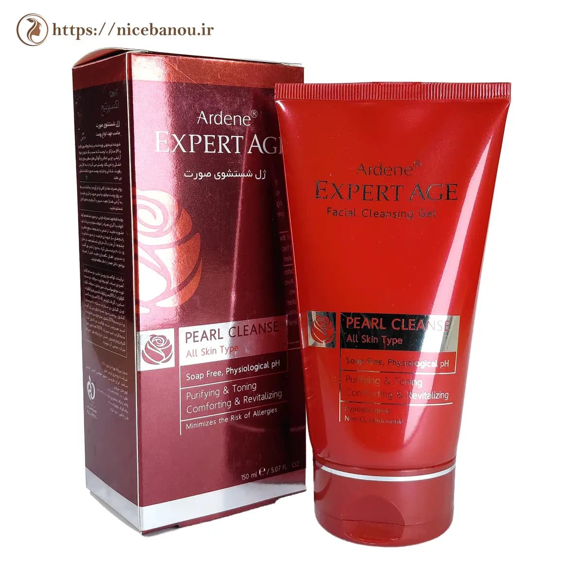ژل شستشوی صورت آردن اکسپرتیج مدل Pearl Cleanse حجم ۱۵۰ میلی‌لیتر