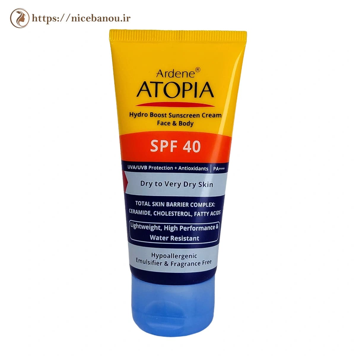 کرم ضد آفتاب رطوبت‌رسان صورت و بدن آردن آتوپیا Dry Relief SPF40 حجم ۵۰ میلی‌لیتر — تصویر ۵