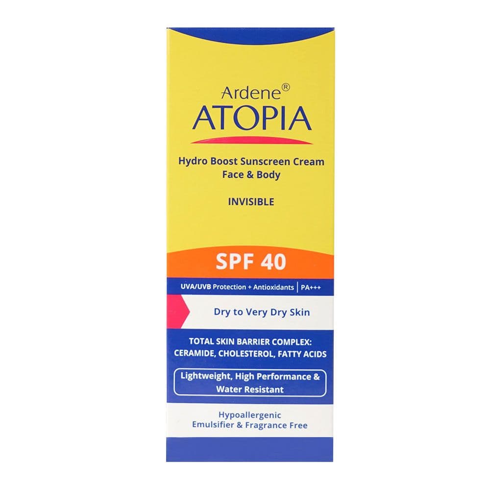 کرم ضد آفتاب رطوبت‌رسان صورت و بدن آردن آتوپیا Dry Relief SPF40 حجم ۵۰ میلی‌لیتر — تصویر ۱۱