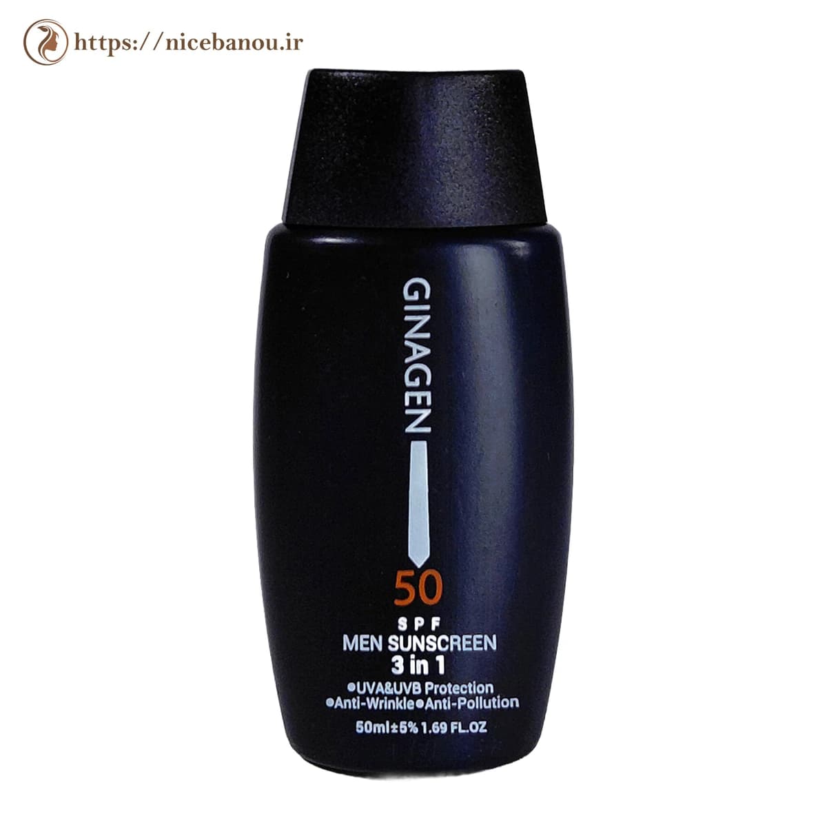 کرم ضد آفتاب مردانه ژیناژن مدل 3 در 1 SPF50 حجم 50 میلیلیتر — تصویر ۳
