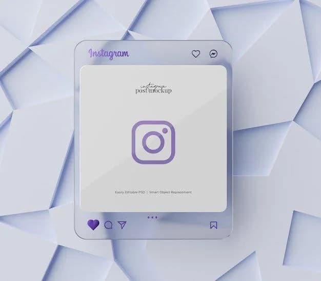 موکاپ لایه باز پست اینستاگرام