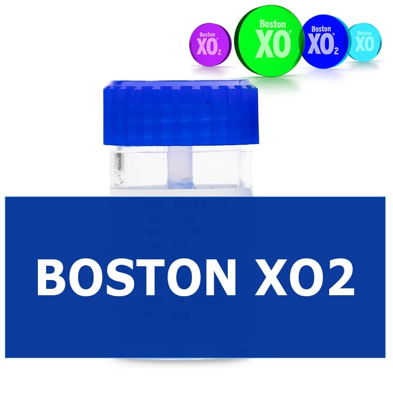 لنز طبی هارد Boston XO2 برای قوز قرنیه و پیرچشمی | اکسیژن‌رسانی بالا