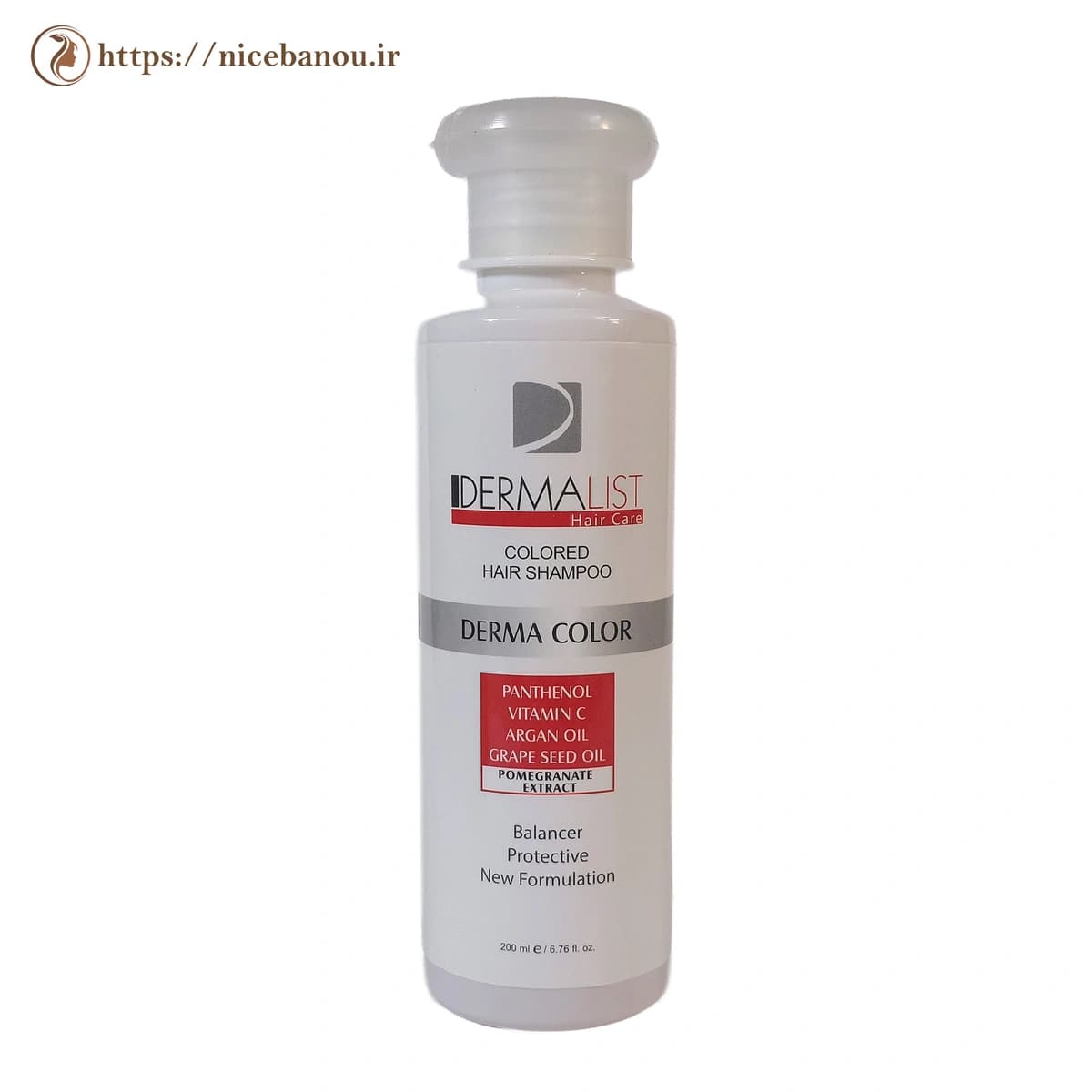 شامپو مخصوص موهای رنگ شده درمالیست مدل Derma Color حجم ۲۰۰ میلیلیتر — تصویر ۳