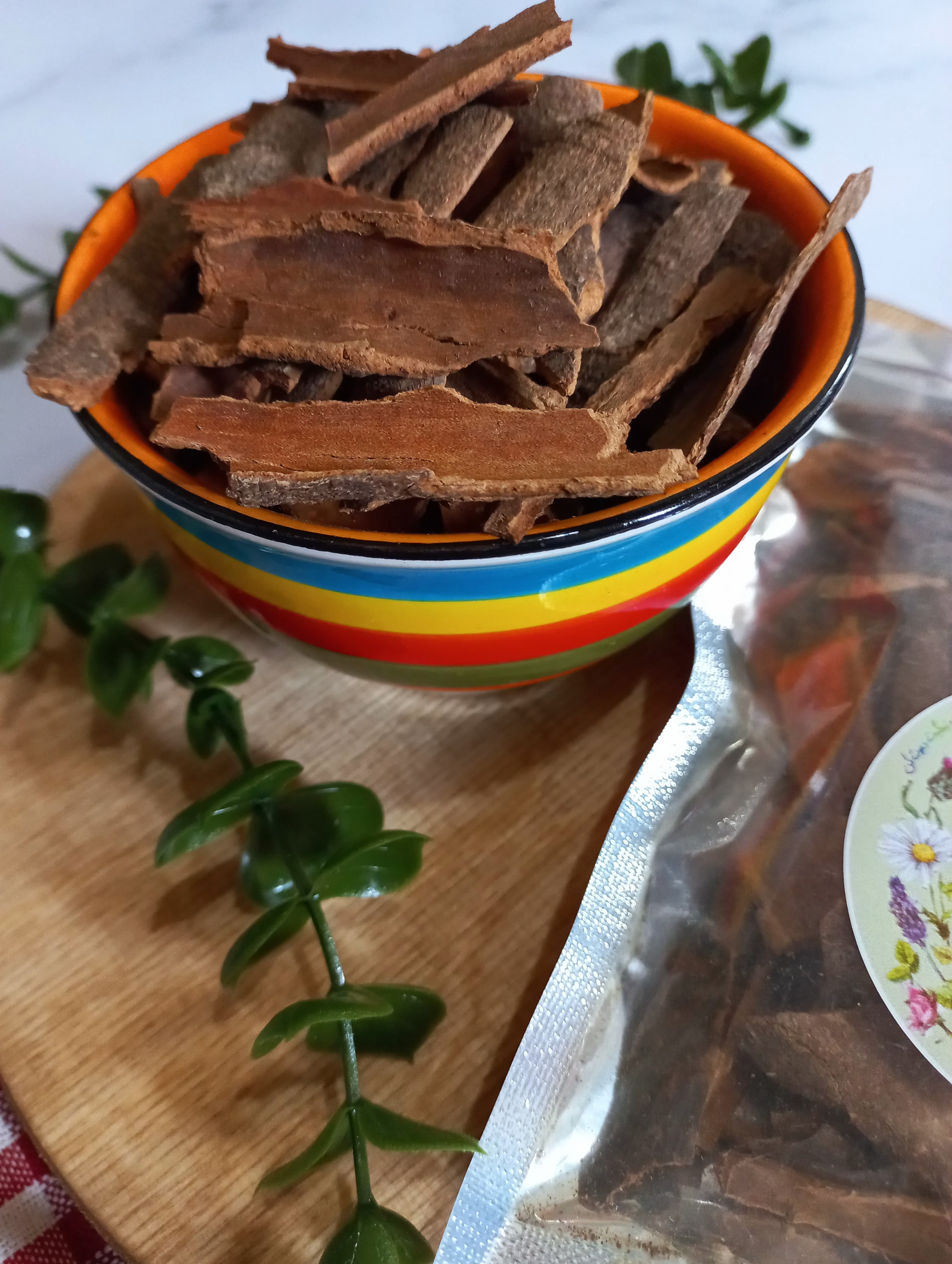 چوب دارچین قلمی گلسرخی ۷۰گرم