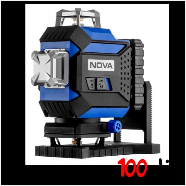 تراز لیزری شارژی چهار بعدی 360 درجه لیزر سبز نووا (NOVA) مدل 2677G