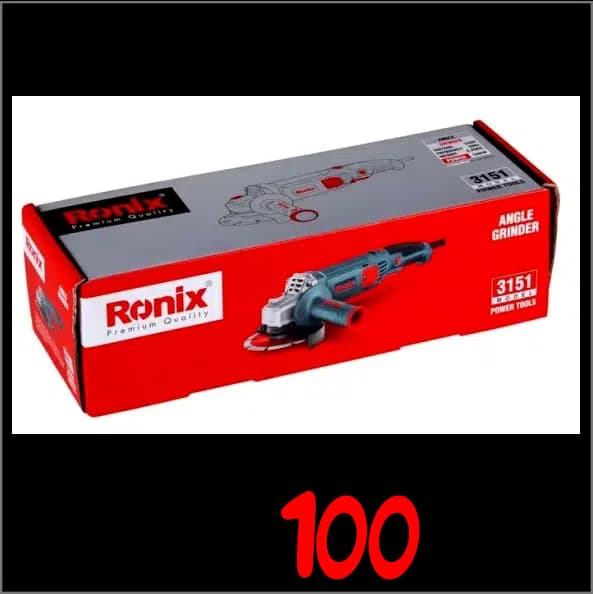 مینی فرز برقی دسته بلند 115 میلیمتری 1000 وات رونیکس مدل 3151 (Ronix) — تصویر ۵