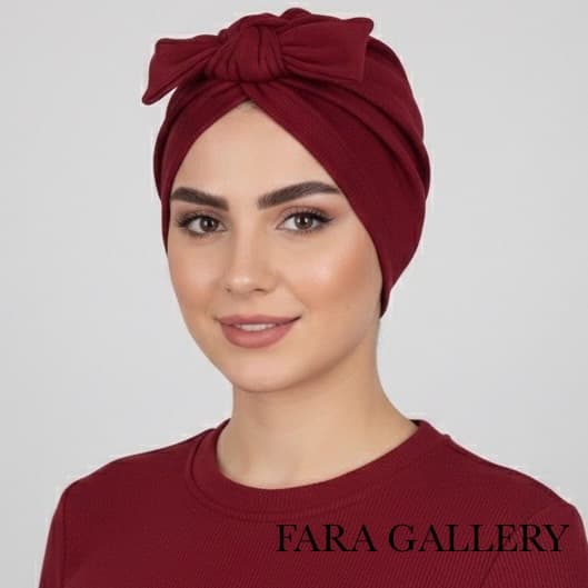 توربان زنانه تریکو میله ای کد FT13