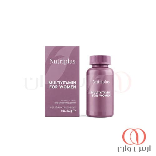 مولتی‌ ویتامین فارماسی مناسب بانوان مدل Nutriplus بسته 60 عددی